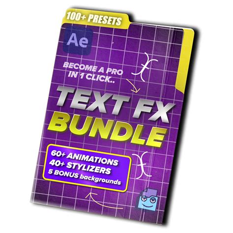 TEXT FX BUNDLE – Friendly Files | Video Editing Packs, After Effects ...