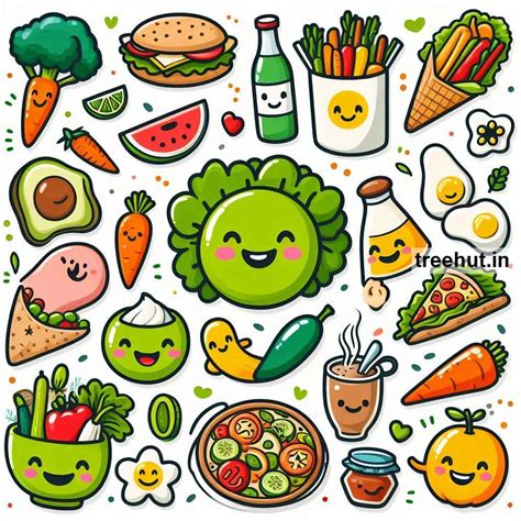Printable Food Stickers and 15 Nutrition Craft Activities for Kids ...
