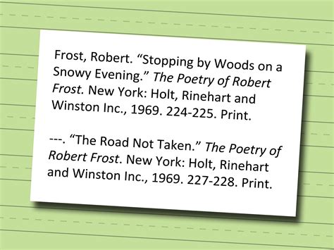 Mla Citation Of Poem