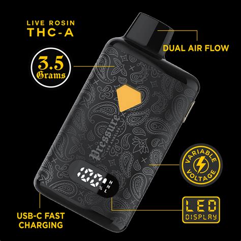 Pressure LA 3.5g Rainbow Skunk THC-a DISPOSABLE | Sativa – Pressure Los ...