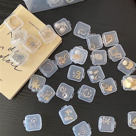 wolpin Jewellery Box Organiser (Pack of 20 Pcs) Storage Box Case for ...