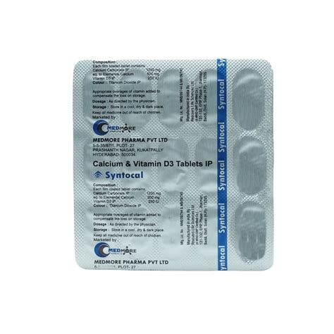 Syntocal Tablet | Uses, Side Effects, Price | Apollo Pharmacy