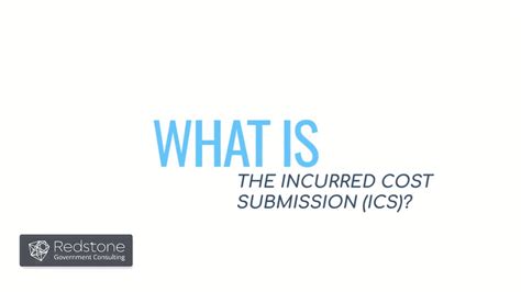 The Incurred Cost Submission: Why is Schedule I the Most Important ...