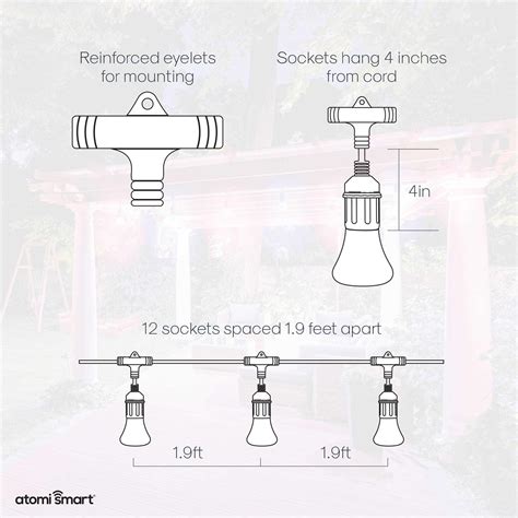 Image result for Atomi Smart LED Color String Lights Alexa