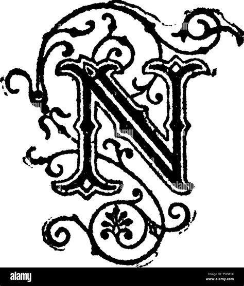 Old English Letter N