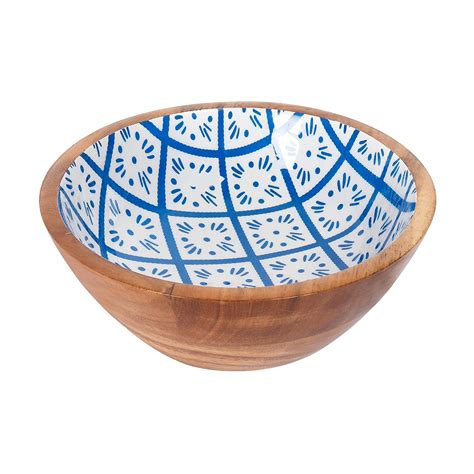 Wooden Enamel Bowl | Popcorn Bowl