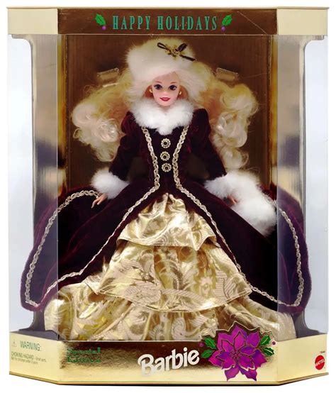 Mattel Happy Holidays Barbie Doll - munimoro.gob.pe