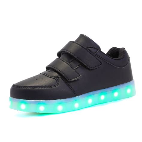 Buy Voovix Kids LED Light Up Shoes USB Charging Flashing Low-Top ...