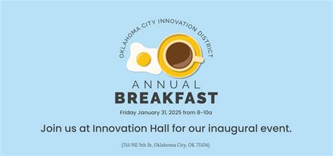 Oklahoma City Innovation District Annual Breakfast, Le BON CAFÉ ...