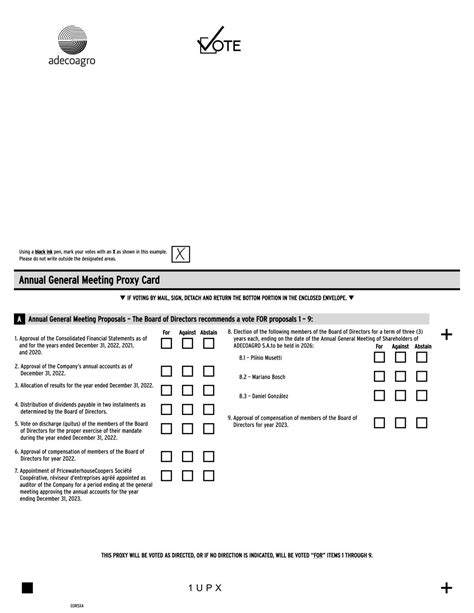Proxy Vote Control Number 的图像结果