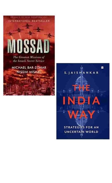 2 Book Set Collection Mossad + The India Way – Bindass Books