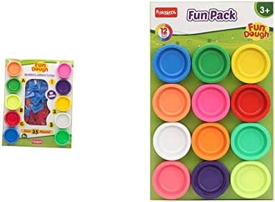 Buy FUN DOUGH Funskool Numbers Letters N Fun Fun Pack, Multi Color, Kid ...