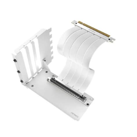 Antec PCIE-4.0 RTX 40 White Riser Cable with Bracket - White