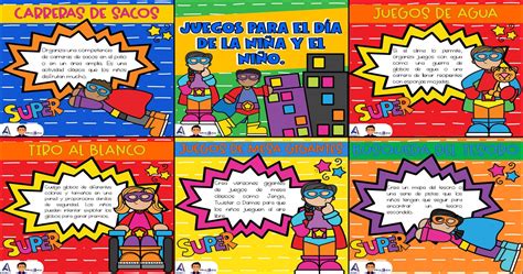 Juegos para festejar el Día del Niño y la Niña (0) - Imagenes Educativas