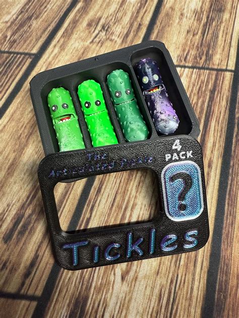 Tickles the Pickles - 3D Printed Pickle Fidgets / Food Decor / Multiple ...