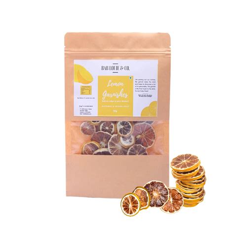 Bab Louie & Co. Lemon Dehydrated Fruits Garnishes For Cocktail ...