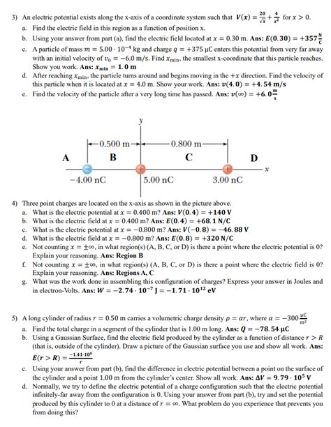 Electric Potential Energy Practice Problems 的图像结果