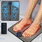 Electric EMS Foot Massager, Pad Remote Controlable & Rechargeable Pain ...