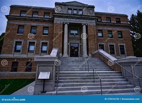 Stillwater County Courthouse Columbus MT Stock Image - Image of revival ...