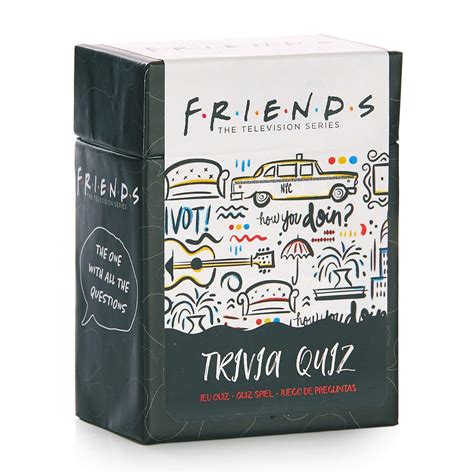 Buy FRIENDS TV Show Trivia Quiz Cards with 200 Quiz Questions on 100 ...