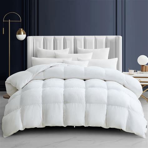 Amazon.com: Maple&Stone California King Feather Down Comforter ...