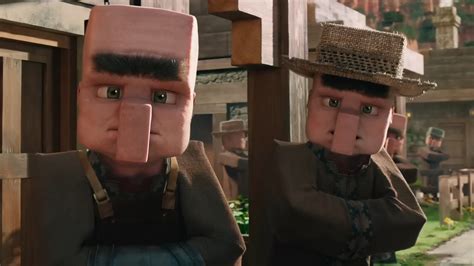 Minecraft movie villagers look like what I imagine Hell is | PC Gamer