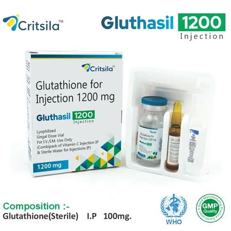 Gluthasil 1200 Injection (Glutathione (1200mg))