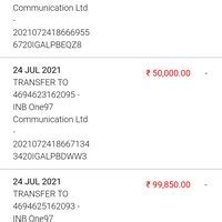 One97 Communications — Fraud transfer