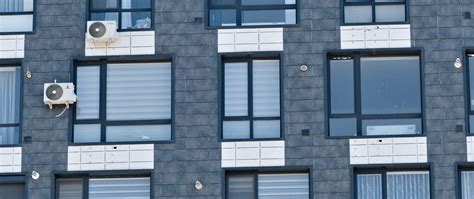 Download wallpaper 2560x1080 windows, blinds, facade, air conditioners ...