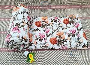 Buy HASHIREX 250 GSM Single Bed Jaipuri Razai Microfiber Filled Razai ...