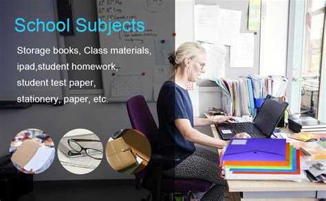 Shuban Document File Clear Bag, Transparent Envelope Holder Storage ...