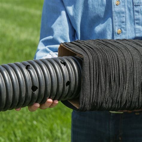 DRAIN-SLEEVE 100-ft L x 4-in W x 4-in dia Drain-Sleeve with EZ Loader ...