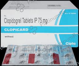 Clopitab 75mg Tablet 15s | Uses, Price & Substitutes