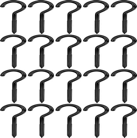 Axe Sickle Black 3 Inch Metal Cup Hook Round End | Ubuy India