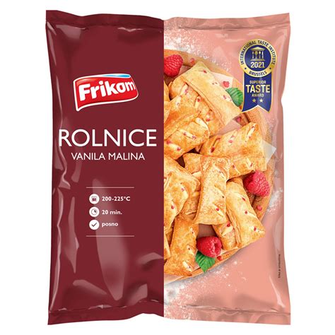 Frikom | Smrz.rolnice vanila malina Frikom 800g | Maxi