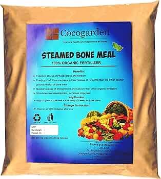 Cocogarden Steamed Bone Meal for Plants 4.5 Kg Organic fertilizer for ...