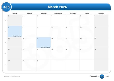 Chicago Event Calendar March 2026 - Free Printable Calendar