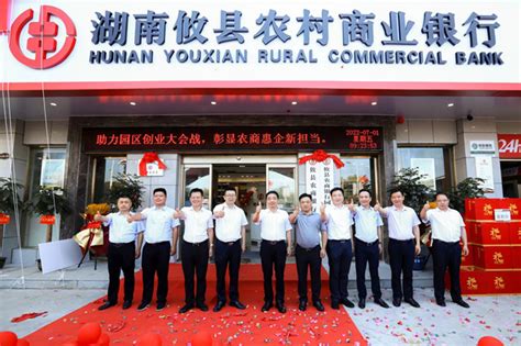 攸县农商银行高新支行开业 授信30亿支持园区企业发展 - 株洲 - 新湖南