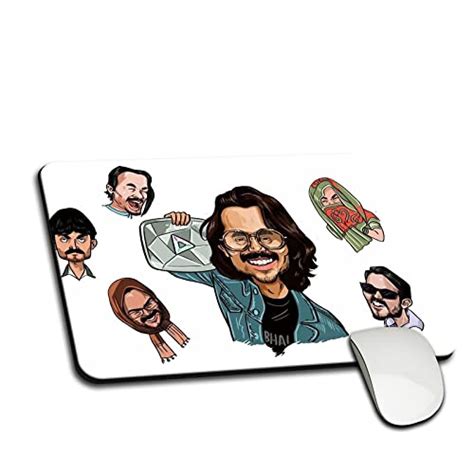 DwellAmor Bhuvan Bam Cartoon Printed Designer Anti Skid, Thick Non-Slip ...