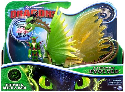 Dragons Legends Evolved Tuffnut Belch Barf Action Figure 2-Pack Spin ...