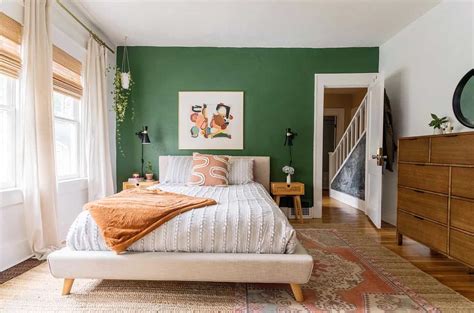 black white and green bedroom ideas