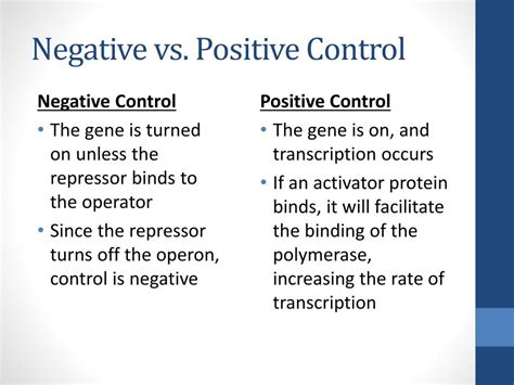 Image result for Positive Control vs Negative Control Examples