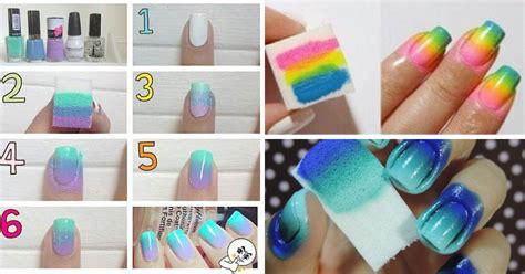 Easy Ombre Nail Tutorial 的图像结果