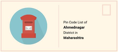 Ahmednagar District Pin Code List, Maharashtra | PinCodeArea.in