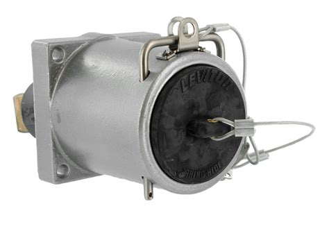 Leviton 49MR1-GY 49 Series Rhino-Hide, Single Pole, Male Receptacle ...