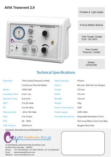 Ventilators - GRAPHNET Neo Ventilator Wholesaler from Panipat