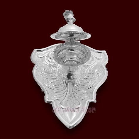Silver Designer Container Lid for Kumkum Sindoor online
