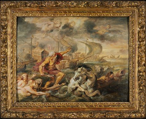 Neptune Calming the Tempest, painting by Peter Paul Rubens (unknown ...