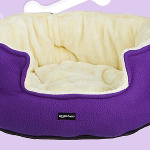 Amazon Basics Microfiber Fleece Pet Bed | Indoor for Cats & Dogs ...