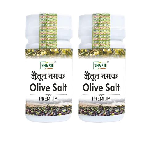 SANSU Original Jaitun Namak | Premium Olive Salt | Best Helpful for ...